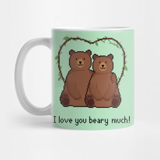 I love you beary much! Mug